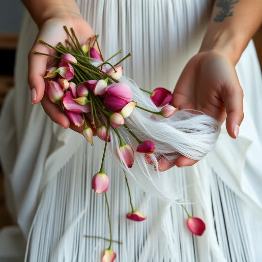 Why “Flower Fabric” Might Be the Most Luxurious Revolution Fashion Has Ever Seen