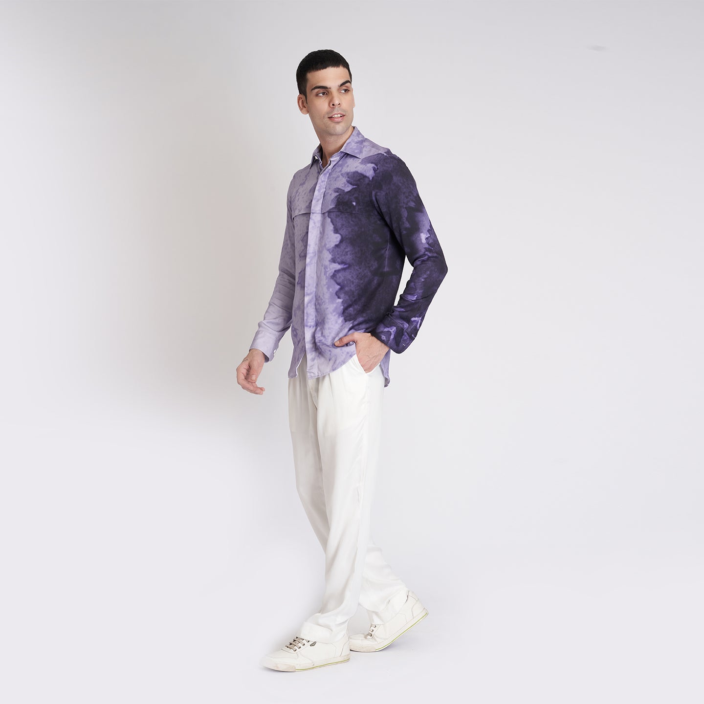 ORGANIC PURPLE HUE SHIRT