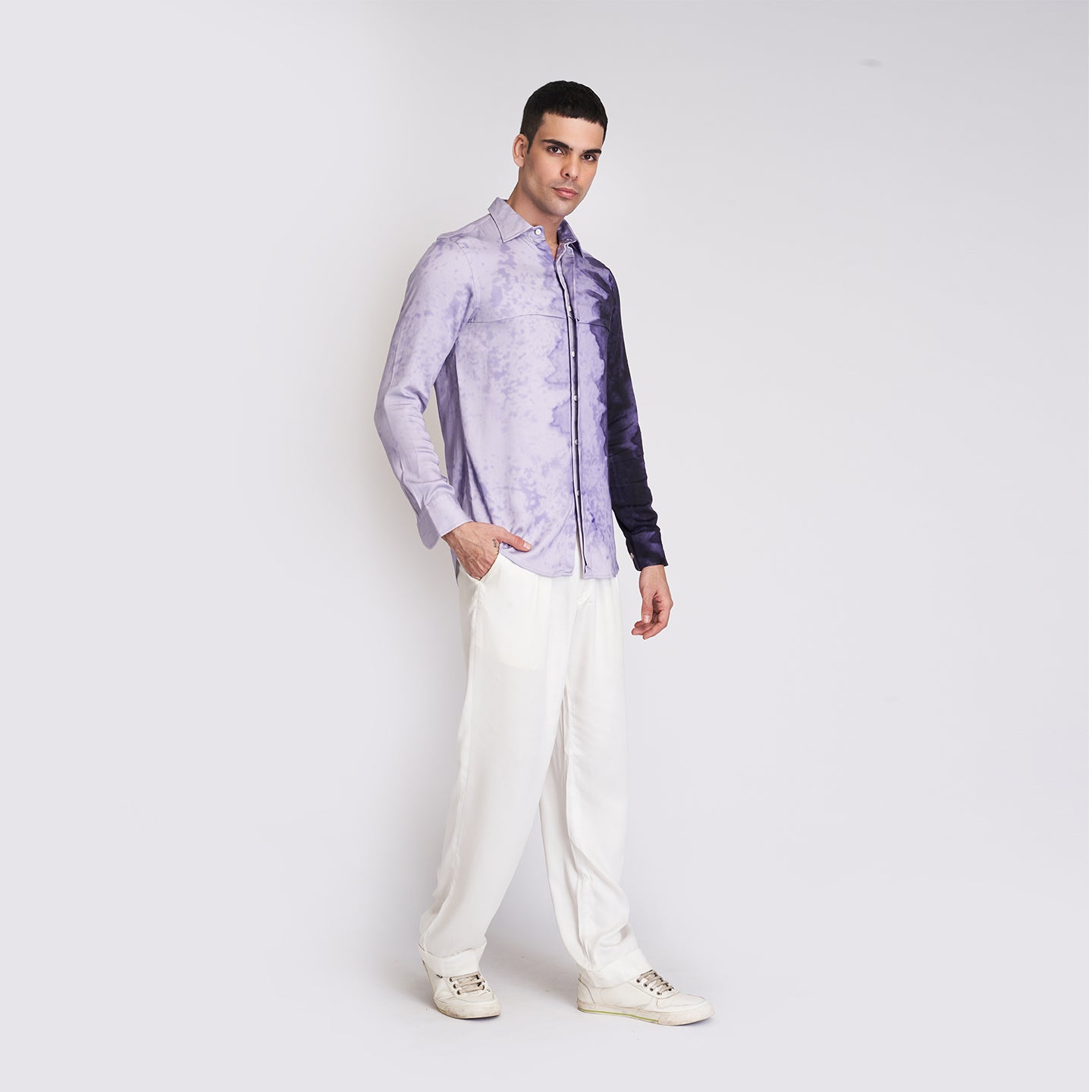 ORGANIC PURPLE HUE SHIRT