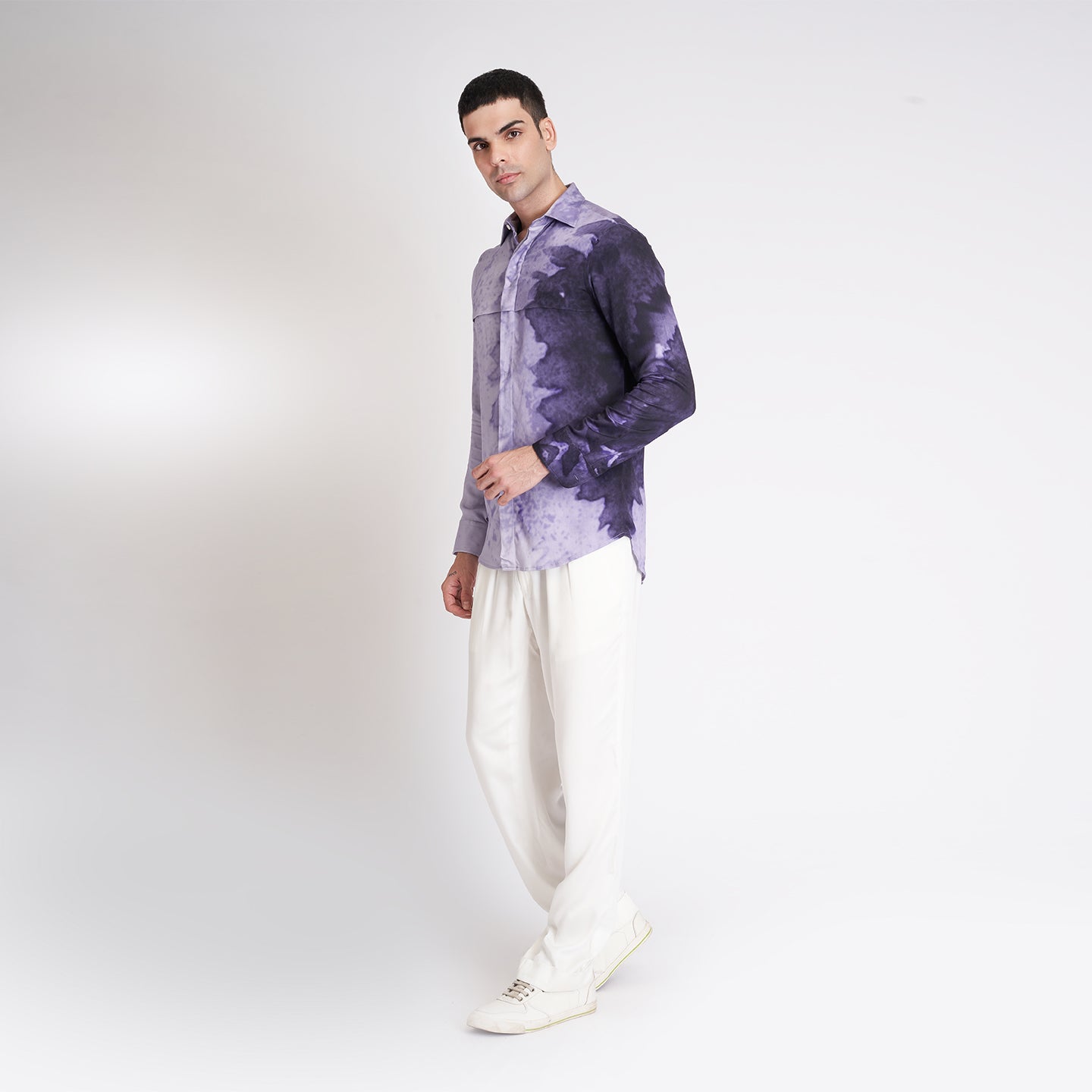 ORGANIC PURPLE HUE SHIRT