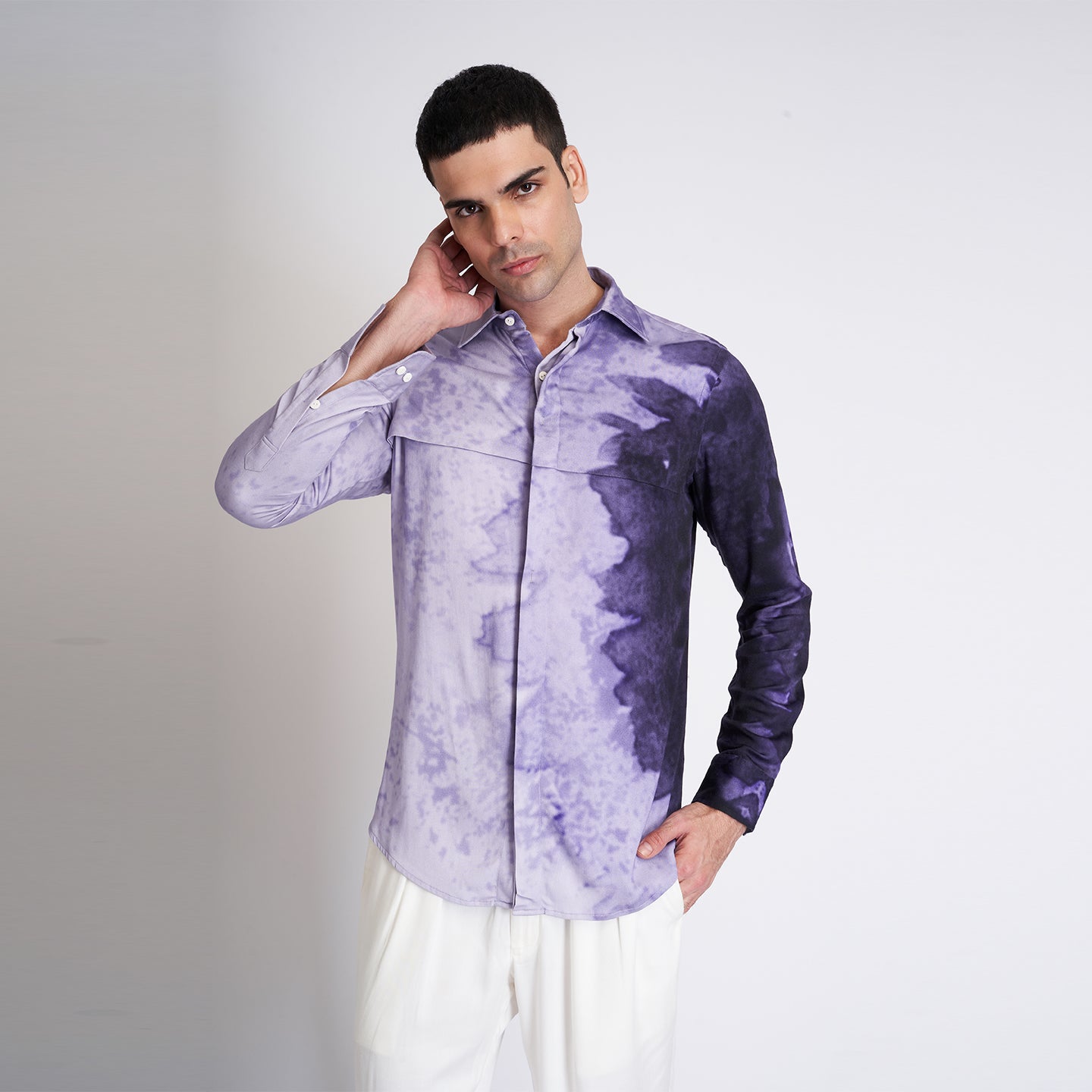 ORGANIC PURPLE HUE SHIRT