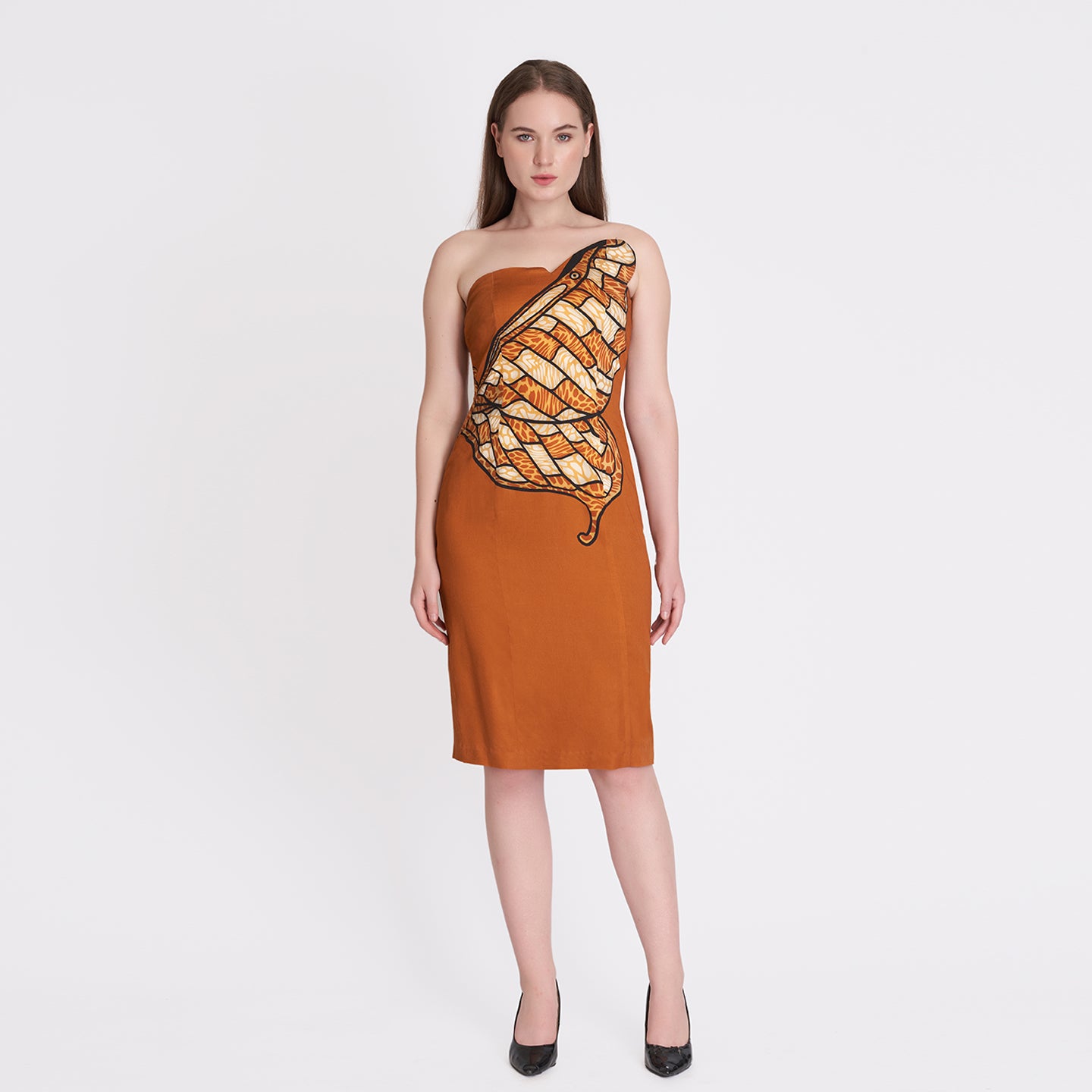 ORGANIC LOTUS SILK BUTTERFLY DRESS