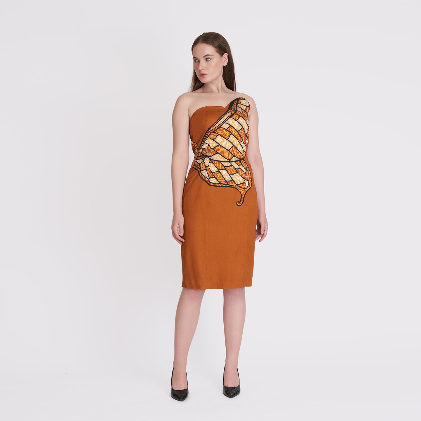 ORGANIC LOTUS SILK BUTTERFLY DRESS