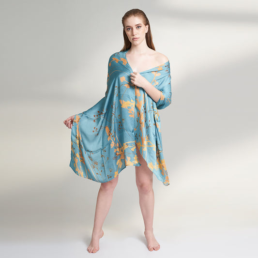 ORGANIC MULTICOLOR SCARF FOR WOMENS