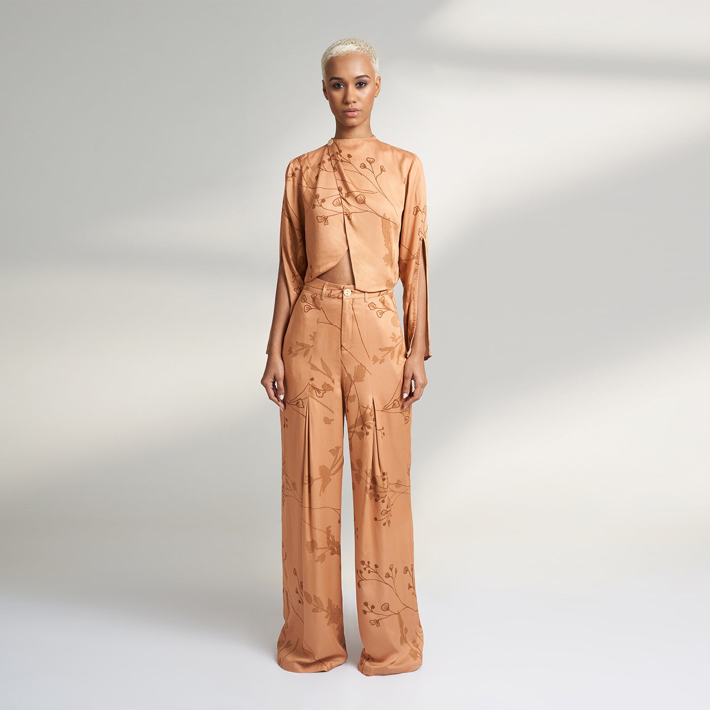 ORGANIC JACKET PEACH TOP FOR WOMEN